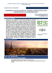 International Workshop in Paris: Program